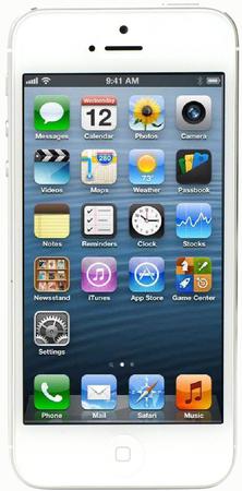 Смартфон Apple iPhone 5 64Gb White & Silver - Бугульма