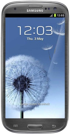 Смартфон Samsung Galaxy S3 GT-I9300 16Gb Titanium grey - Бугульма